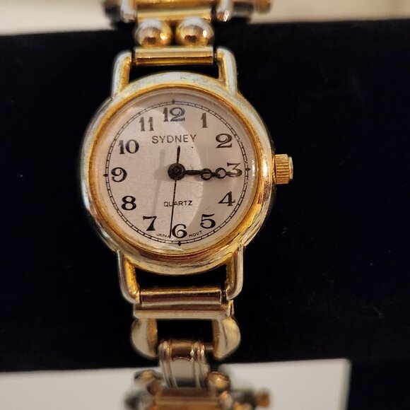 Neiman Marcus Multi Time Zone Gold Toned Watch - Picture 1 of 2